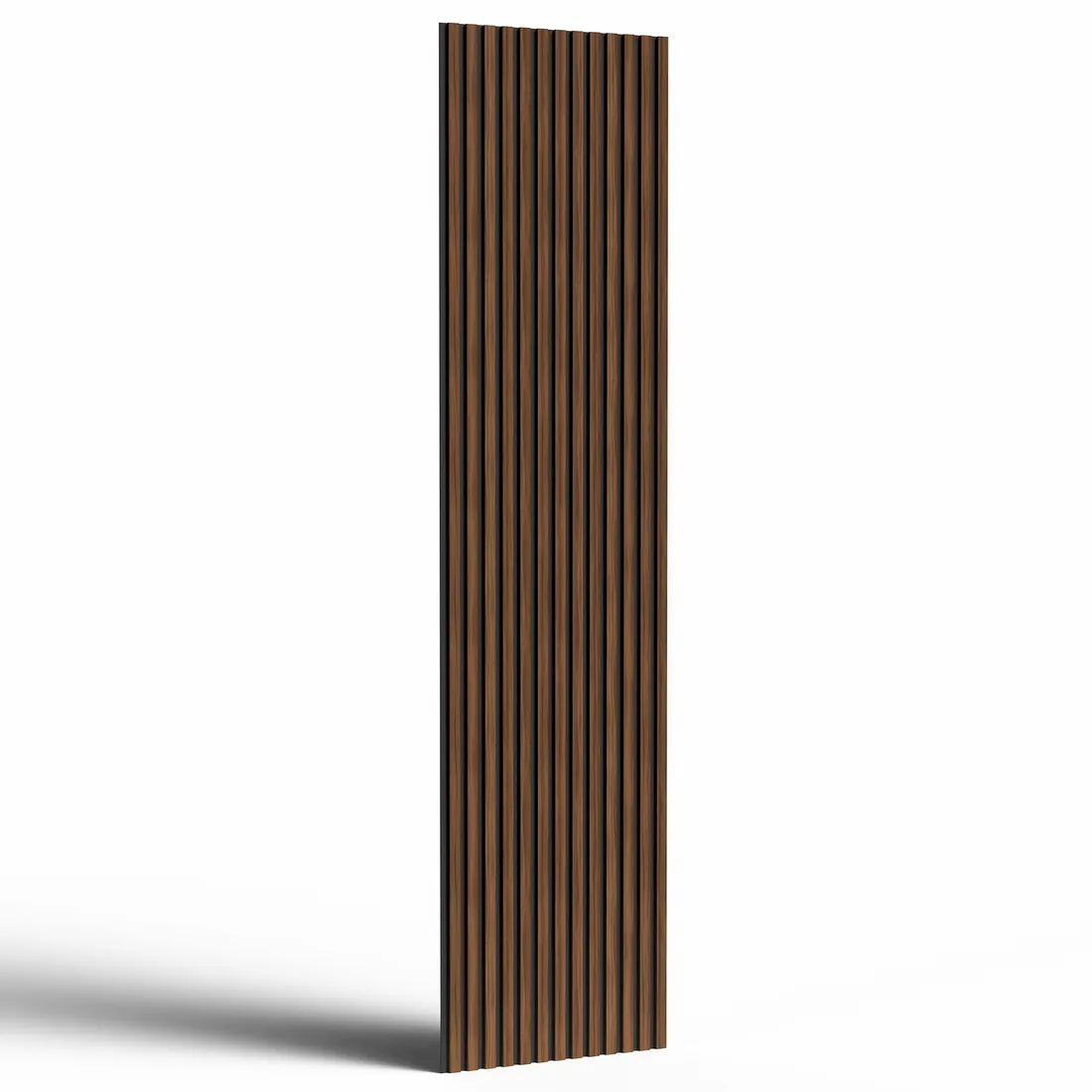 Antique acoustic slat wall panel, full panel