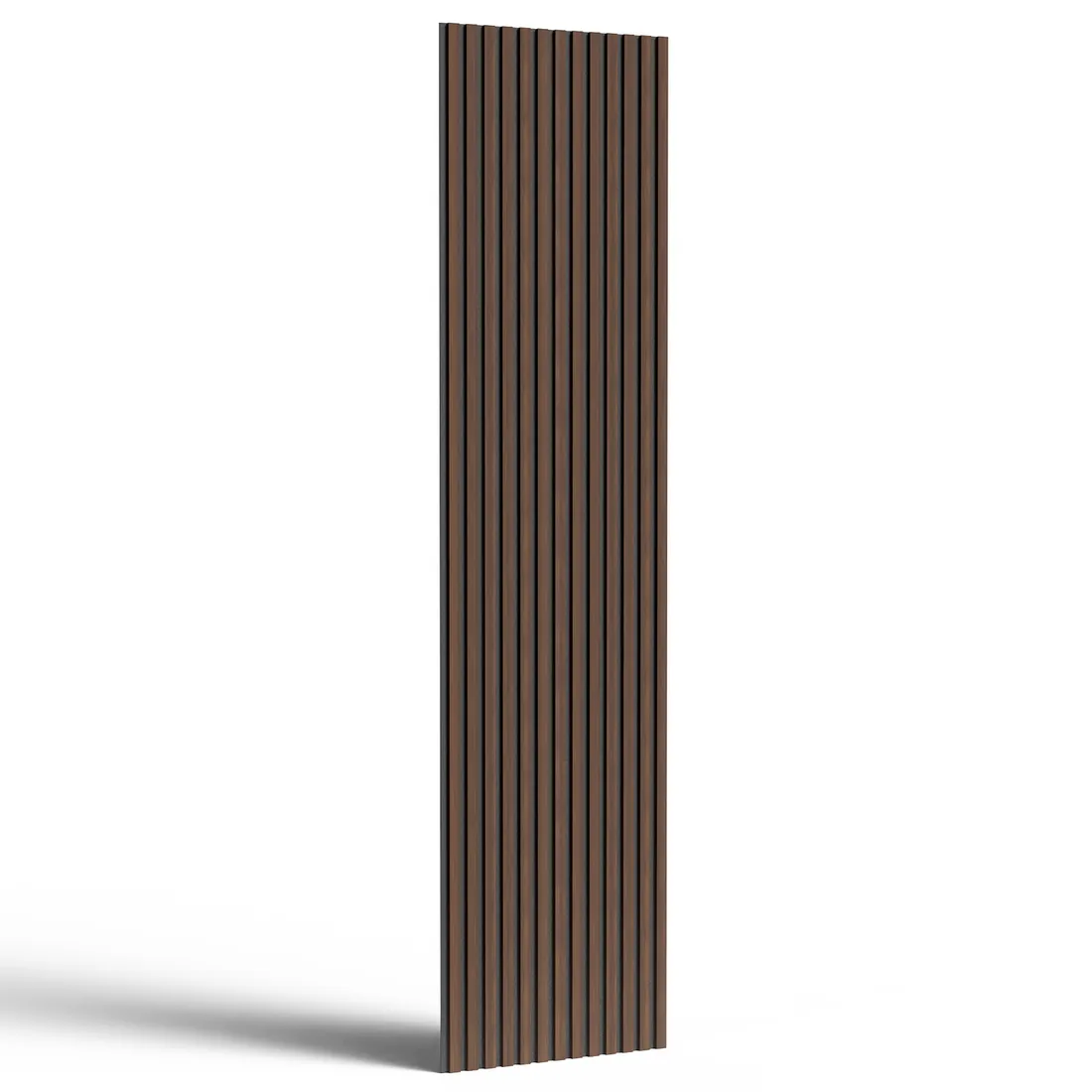 Noce Marino acoustic slat wall panel, full panel