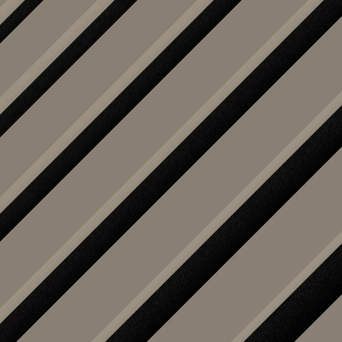 Old Grey acoustic slat wall panel, close detail of the slats and the felt in the gaps