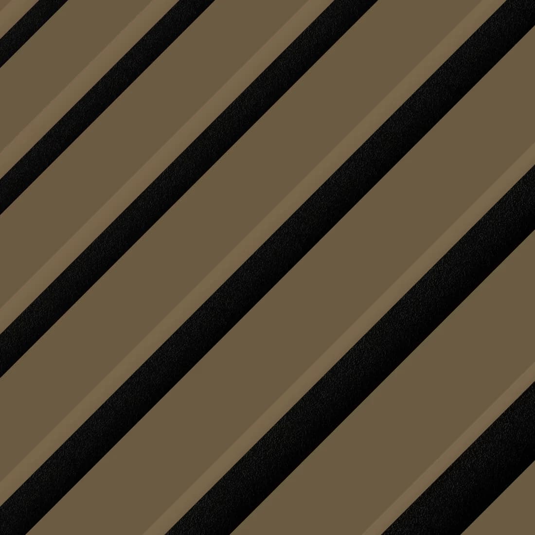 Beige acoustic slat wall panel, full panel