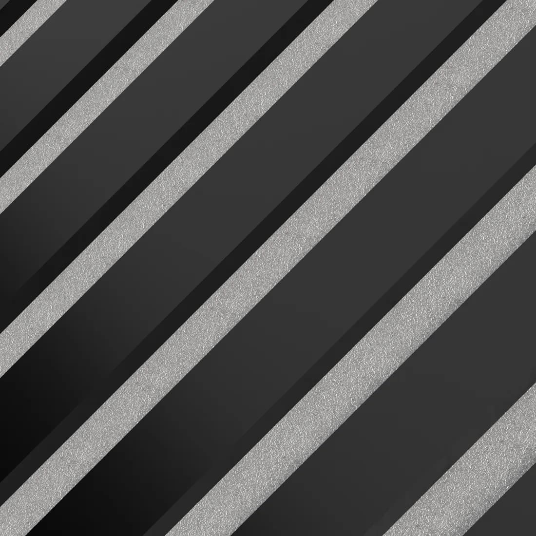 Black acoustic slat wall panel, close detail of the slats and the felt in the gaps